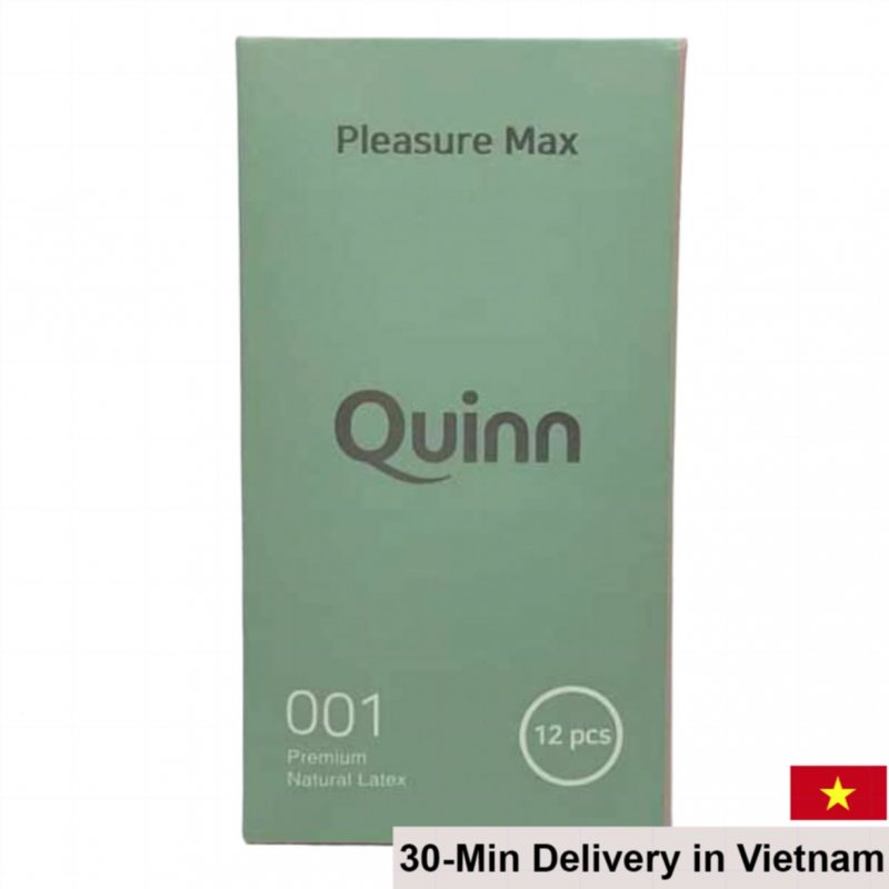Quinn Pleasure Max Textured Ultra Thin Silicone Condoms 12pcs 