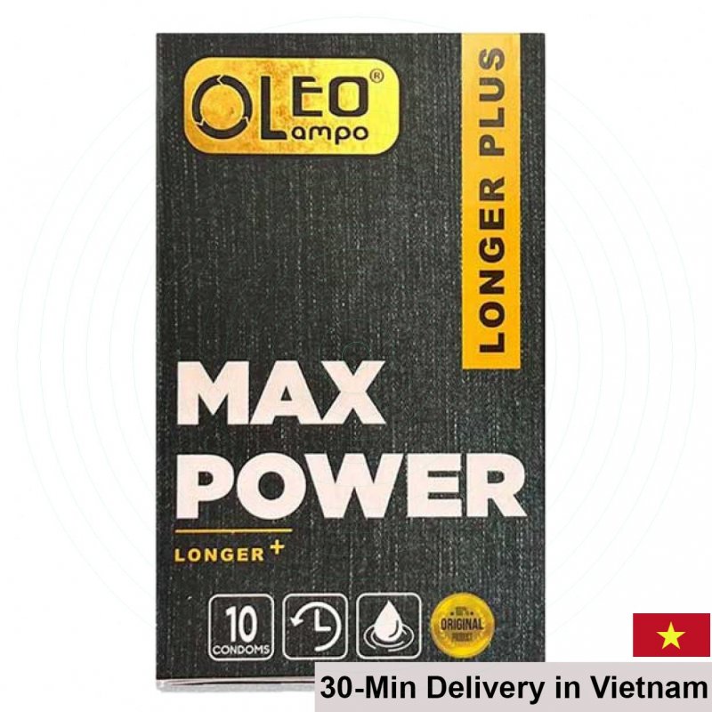 Oleo Lampo Max Power Ribbed Dotted Condom 
