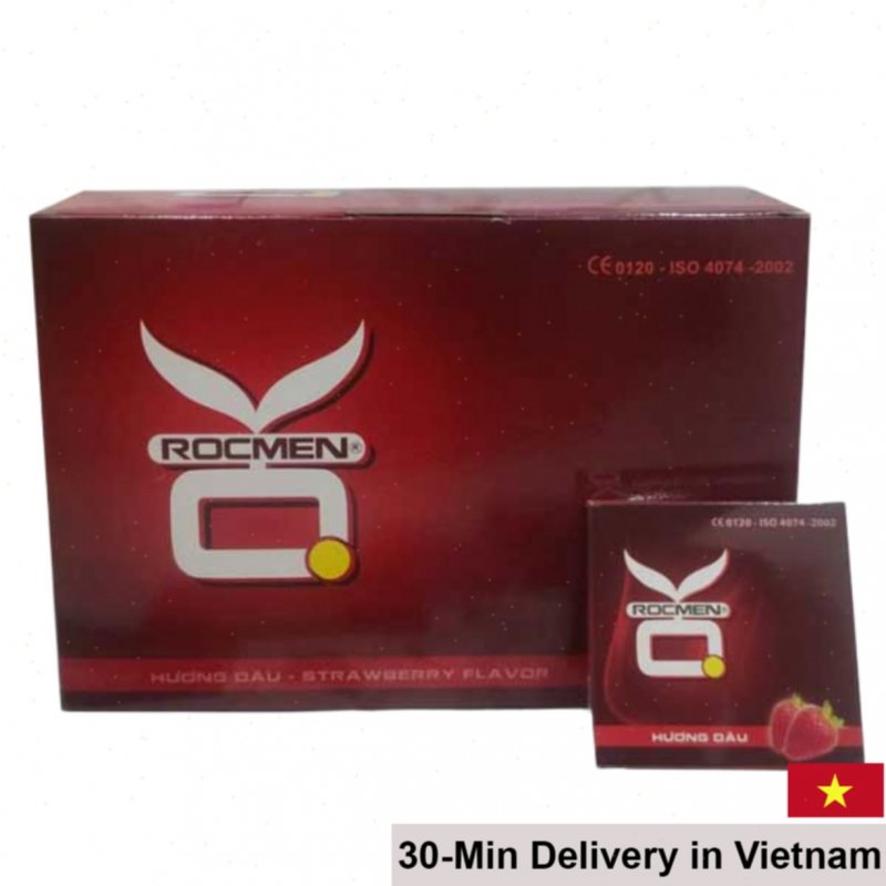 Strawberry Scent OK Rocmen Condoms 52mm Soft Texture 