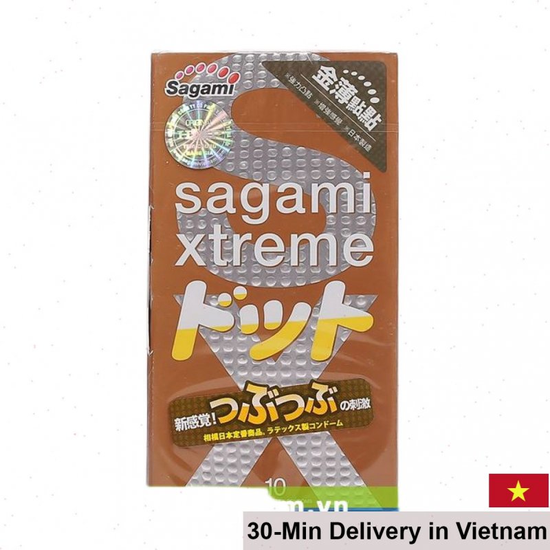 Sagami Xtreme Feel Up Textured Condom for Intense Pleasure 