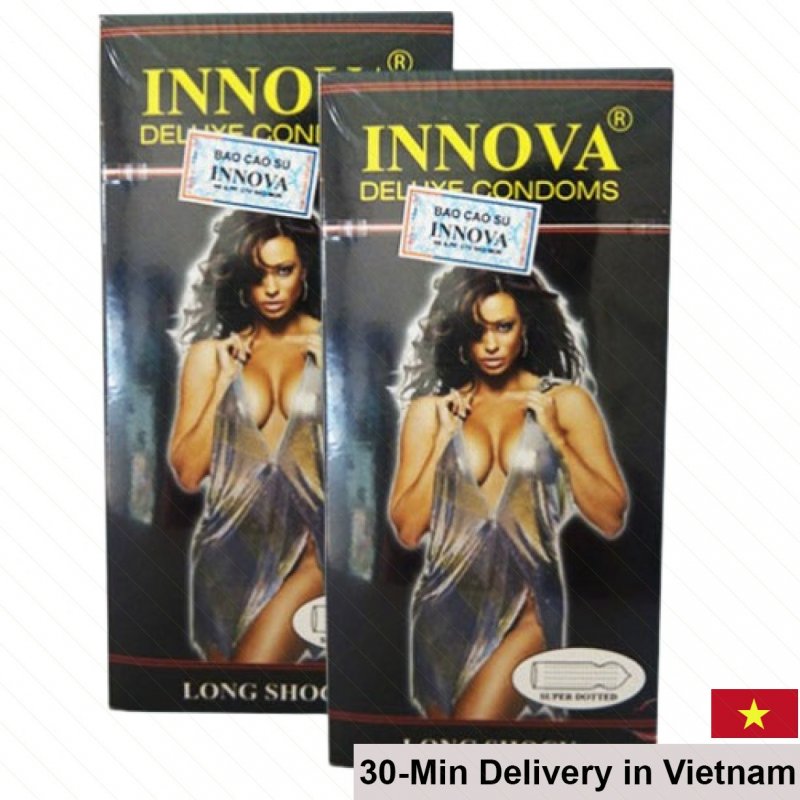 Innova Black Condoms Pack Of 12 Extra Stimulation Malaysia 