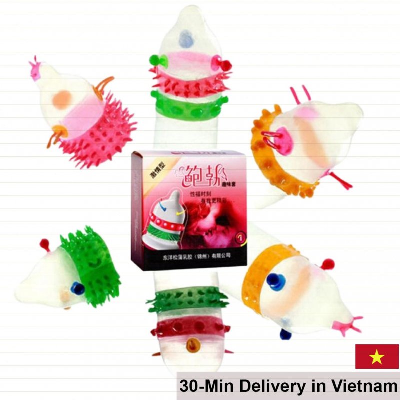 Rumbo Ribbed Condom Enhanced Pleasure 