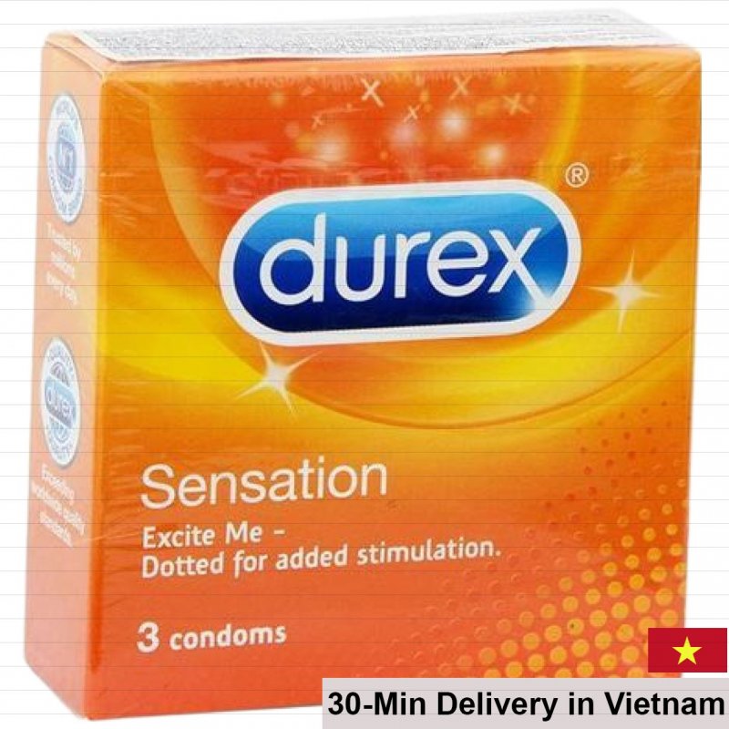 Durex Sensation Premium Spiked Condom 300 Beads 