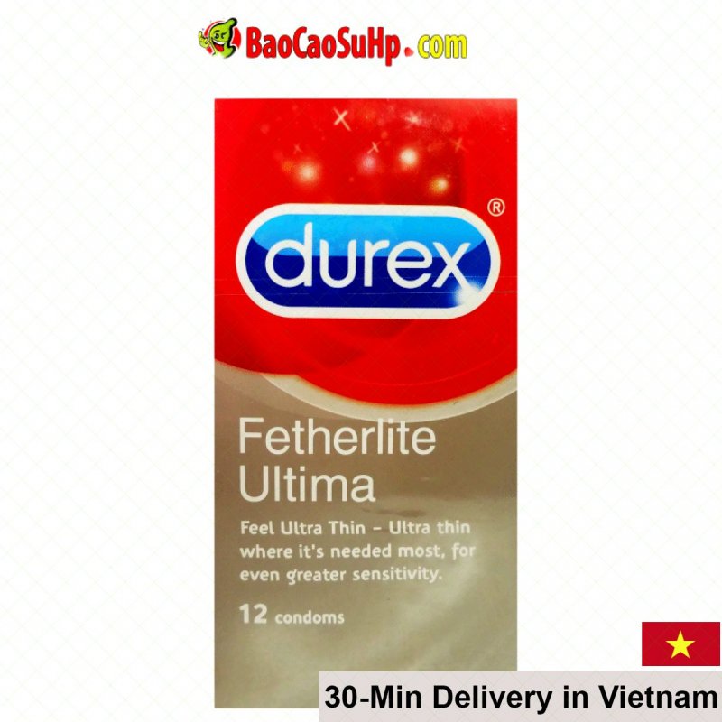 Durex Featherlite Ultima Ultra Thin Condom Natural Sensation 