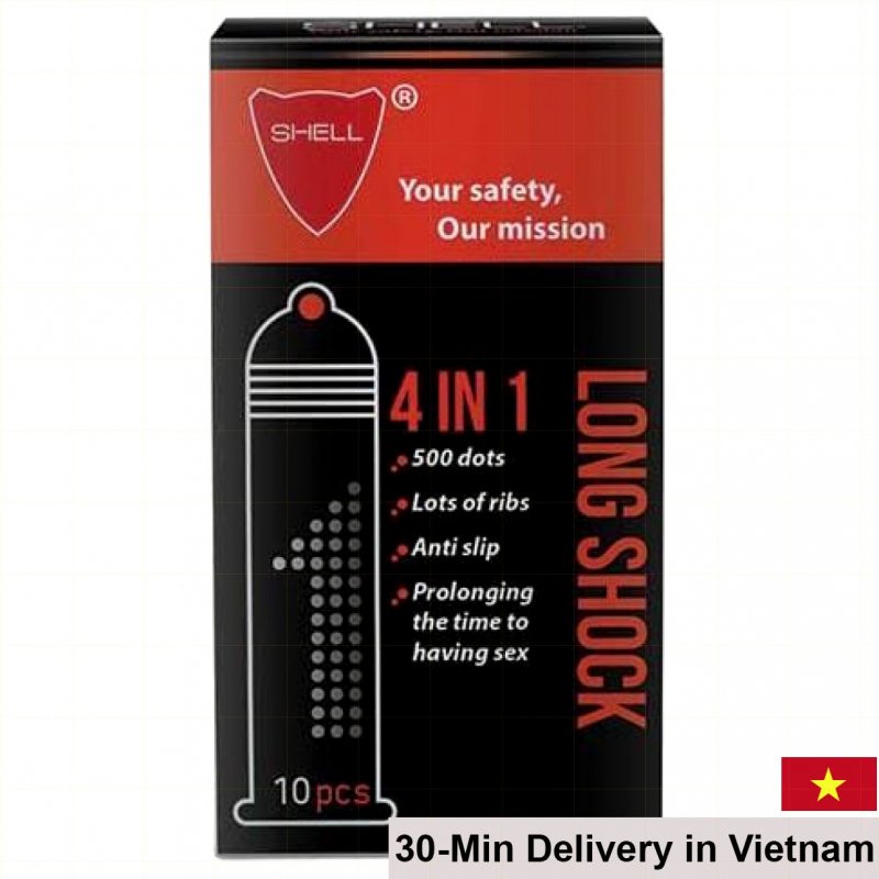 Shell Premium 4-in-1 Ultra Thin Strong Condoms 