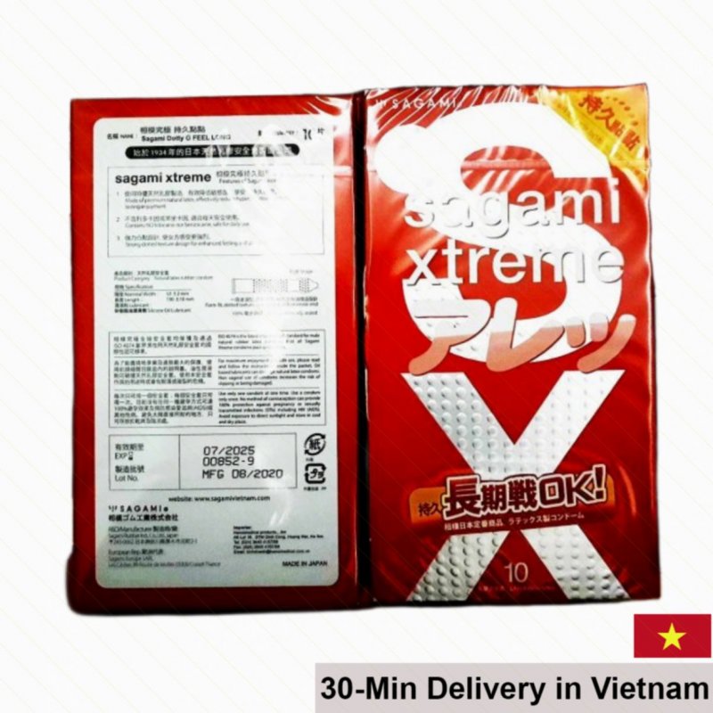 Sagami Feel Long Ultra-Thin Condoms Anti Slip 