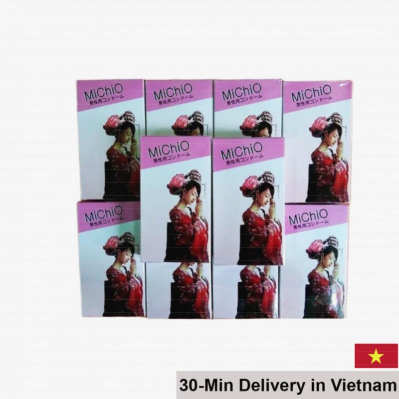 Michio Ultra-Thin Ribbed Japanese Condom for Female Pleasure 