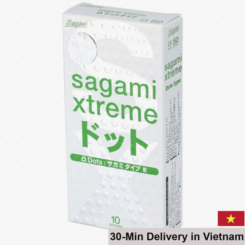 Sagami Xtreme Dot Ultra-Thin Spiked Condom Intense Sensation 