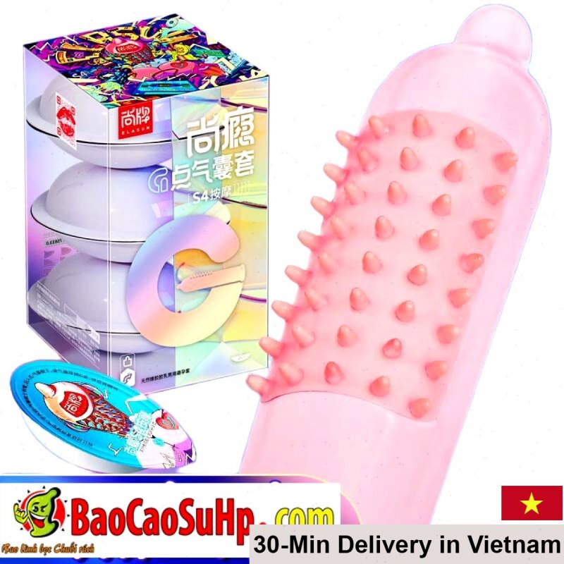 Mizzzee Bigmom Air-Cushioned Large Nubs Condom G-Spot 