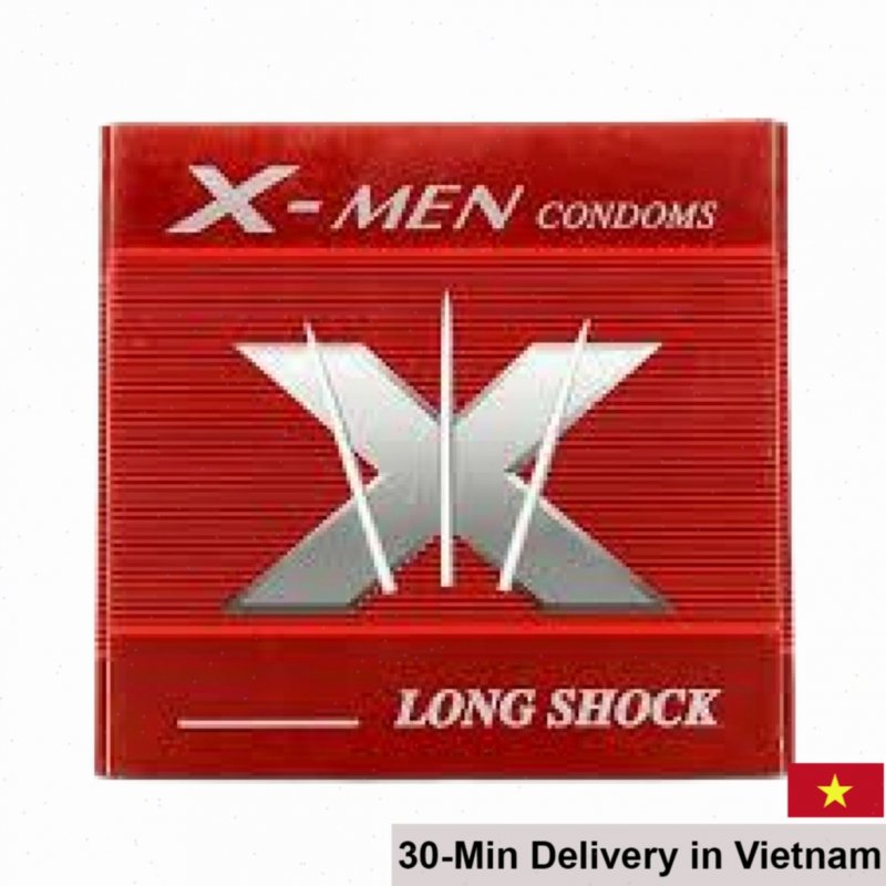 Xmen 6 Beaded Premium Natural Latex Condom for Enhanced Pleasure 
