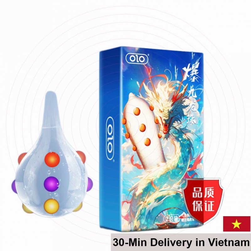 OLO Bi Cuu Long Condom Bold Textured Pleasure Booster 