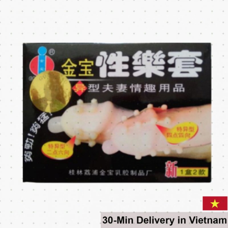 GOLG Spiked Textured Condom Premium Ribbed Pleasure 