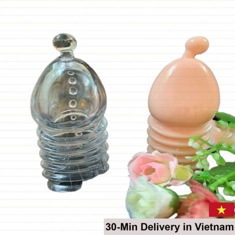 Spiked Hook Head Silicone Penis Sleeve 10cm Girth Extension 