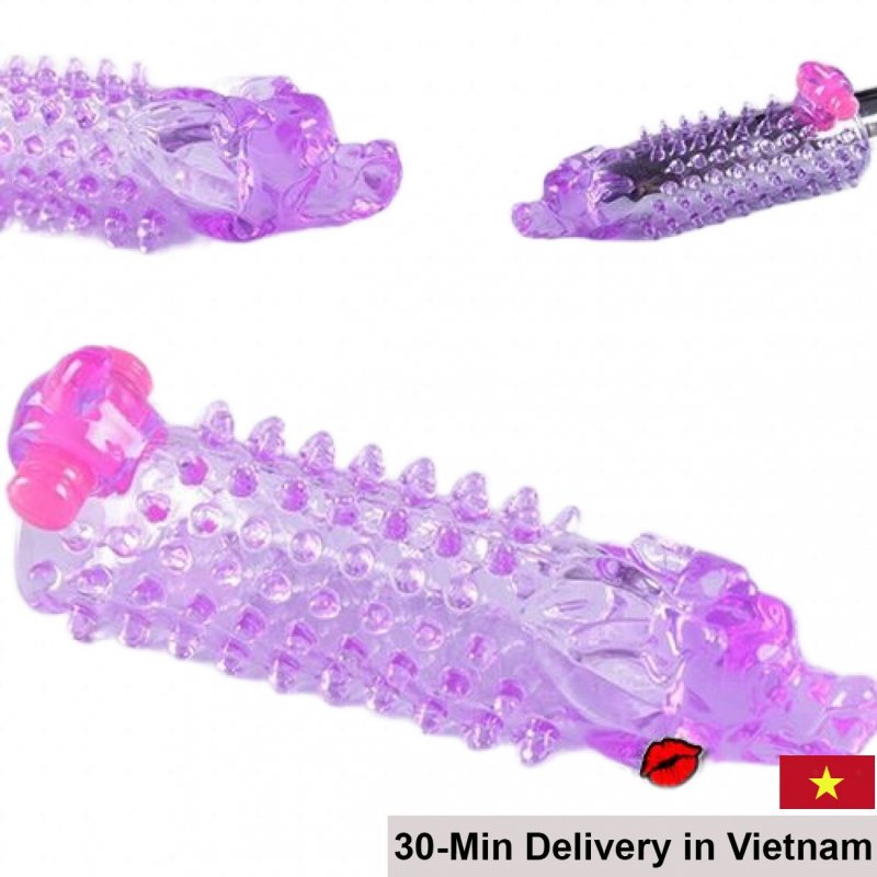 Dragon Head Soft Vibrating Textured Sleeve Enhancer 