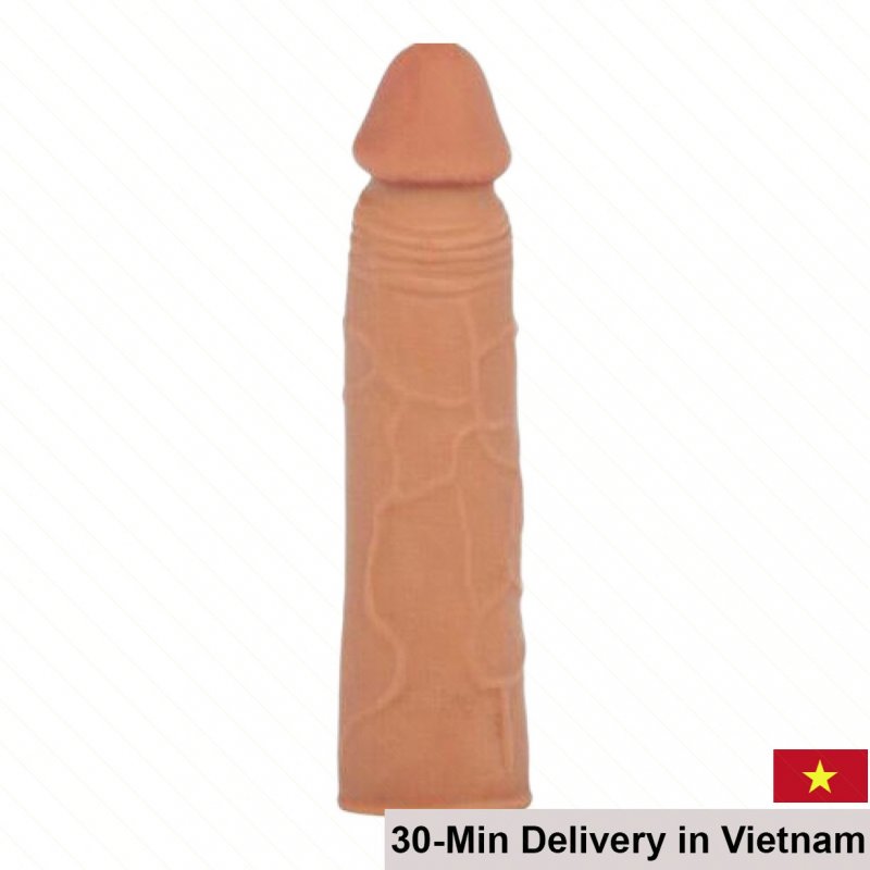 Lovetoy 3cm Ribbed Penile Sleeve Delay Extension Male Sex Toy 