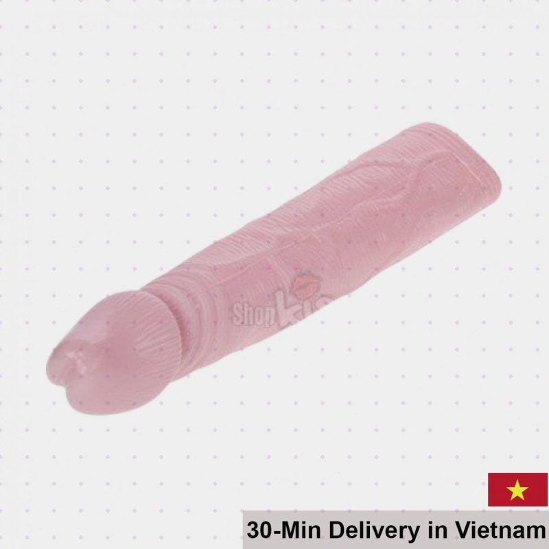 6cm Penis Extender Condom Long Lasting Size Enhancer 