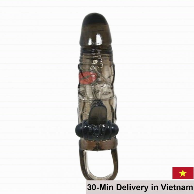 Braveman Dual Head Strap-On Condom Vibrator BD13A 