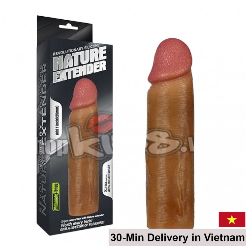 Silicone Natural 3cm Extension Sleeve Soft Male Delay Enhancer 