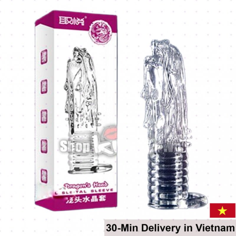 Dragon Head Penis Sleeve Delay Ring For Intense Male Pleasure 