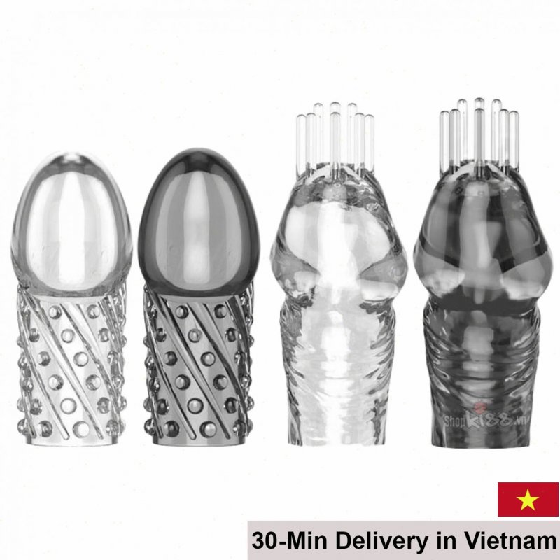 Super Special Studded Spiked Male Penis Sleeve Set 