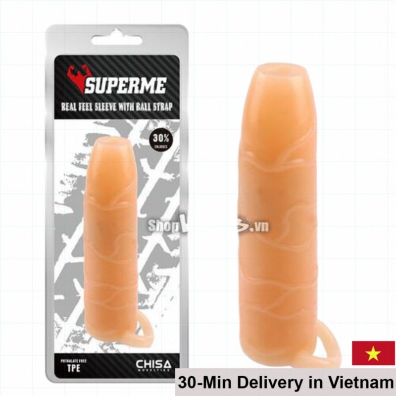 Chisa Open Tip Strap-On Condom Enhancer 