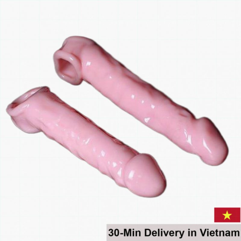 BD39 Soft Ribbed Scrotum Ring Penis Enhancer Delay Ejaculation 
