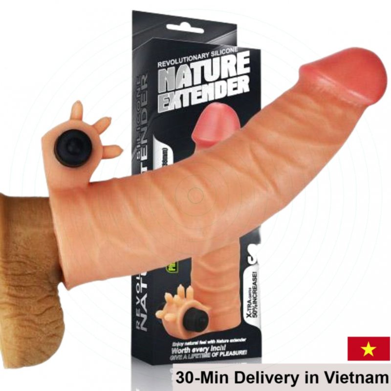 Lovetoy Ultra Soft Vibrating Penis Sleeve Add Length & Stamina 