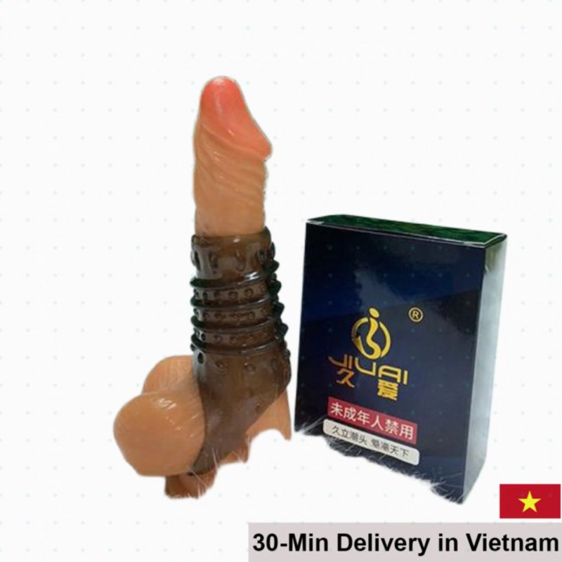 JIUAI Mid-Length Penis Sleeve With Strap BD20B 