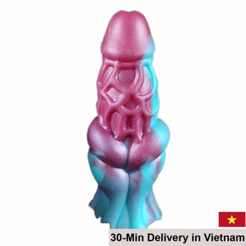 FAAK Soft Ribbed Silicone Penis Extender Delay Ejaculation 