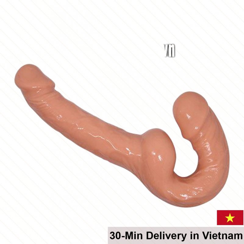 Strapless Two-Ended Lesbians Double Dildo Baile 