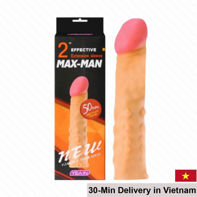 Yeain Maxman 5cm Girth Textured Penis Extension Sleeve 