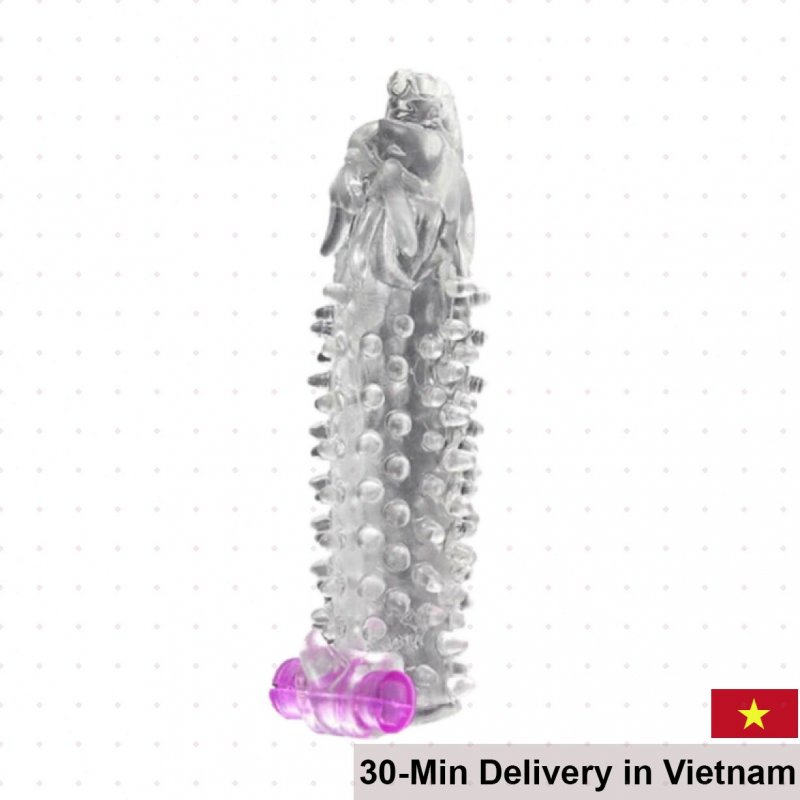 Baile Dragon Vibrating Penis Sleeve With G-Spot Texture 