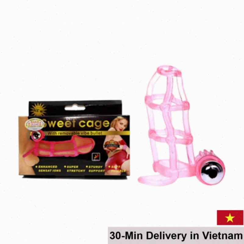 Baile Sweet Cage vibrating textured condom for couples 
