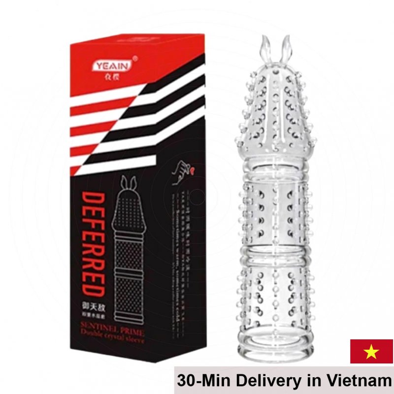 Yeain Sentinel Prime Penis Extender Condom Soft Girth Enhancer 