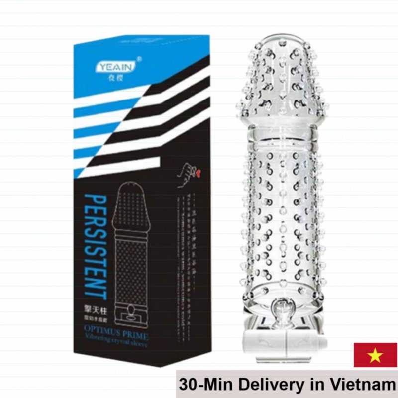 Yeain Optimus Prime Vibrating Extender Condom 14cm Male Toy 