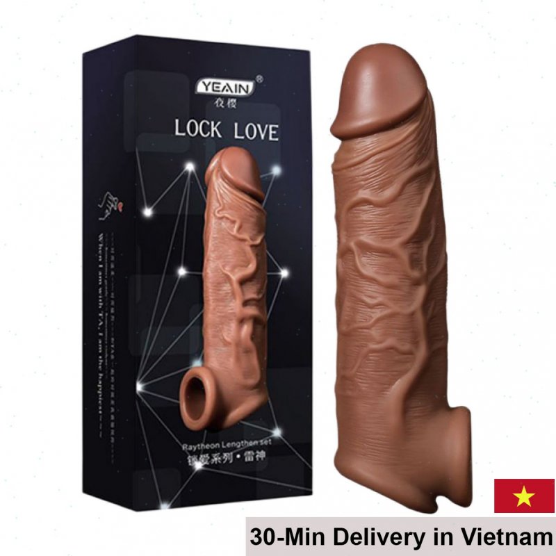 Yeain Lock Love Raytheon Sleeve Enhancer Male Pleasure Aid 