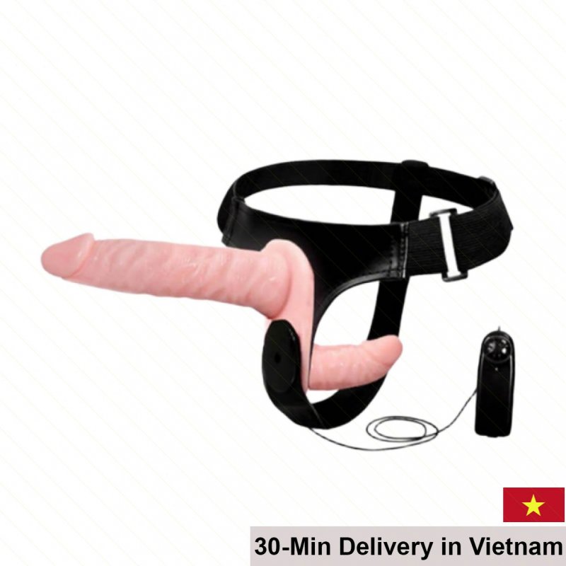 Baile Strap-On Double-Ended Vibrating Lesbian Couples Toy 