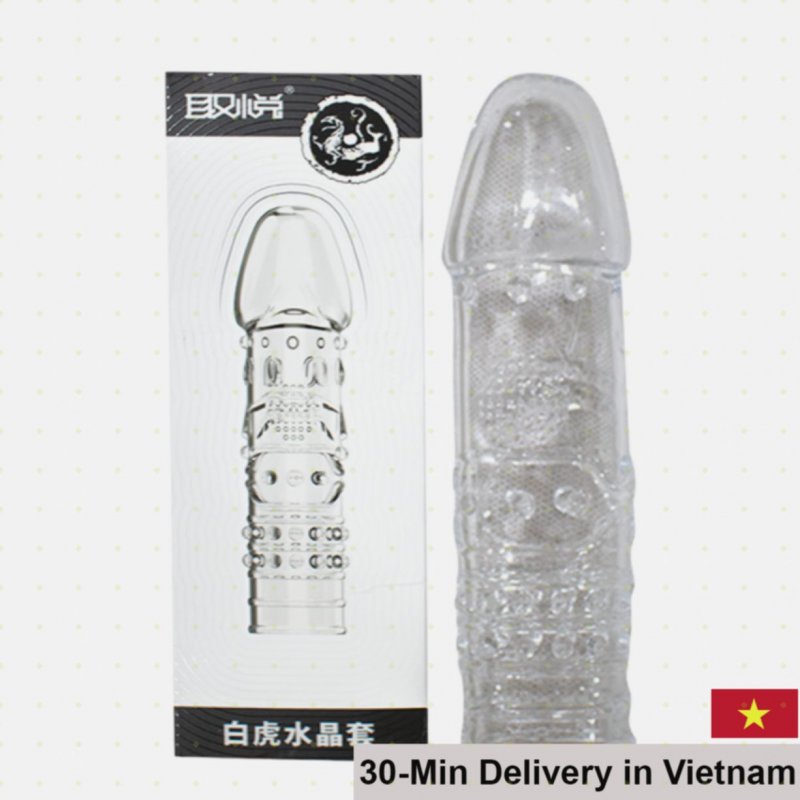 Aichao Ribbed Spiked Black Condom Enhance Male Pleasure Durable 