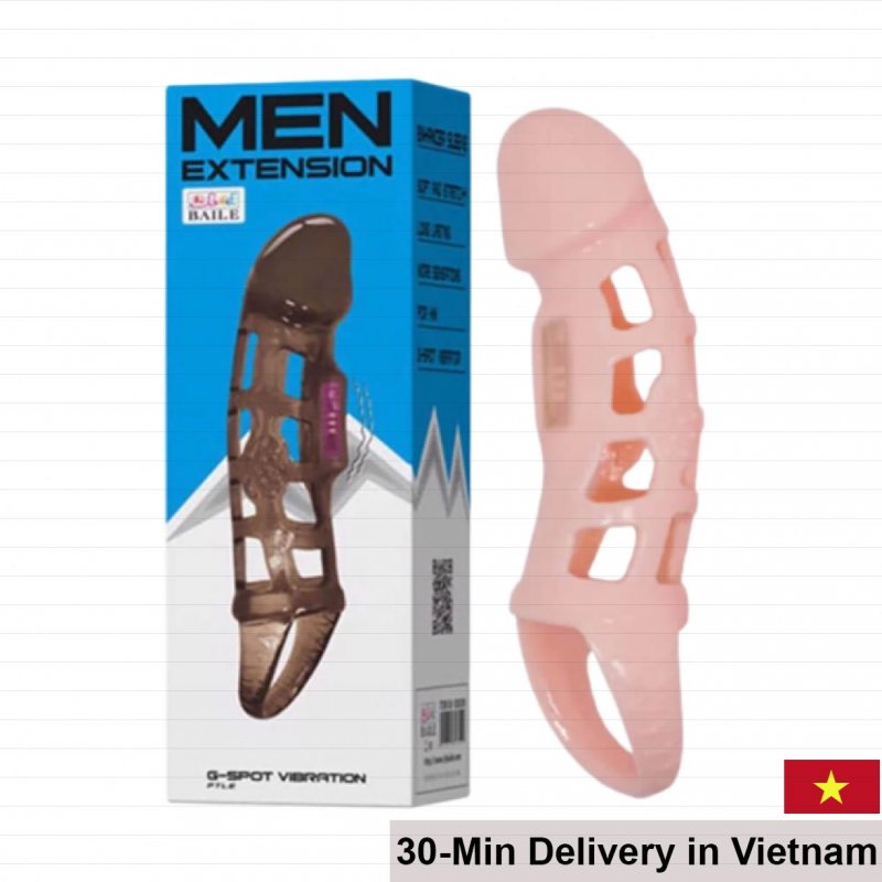 Baile Lattice Strap-On Vibrating Penis Enhancer 