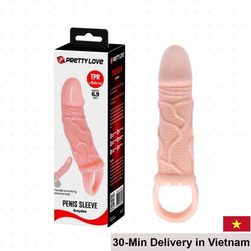 Pretty Love Brayden 6.9in Girth Enhancer Penis Condom 