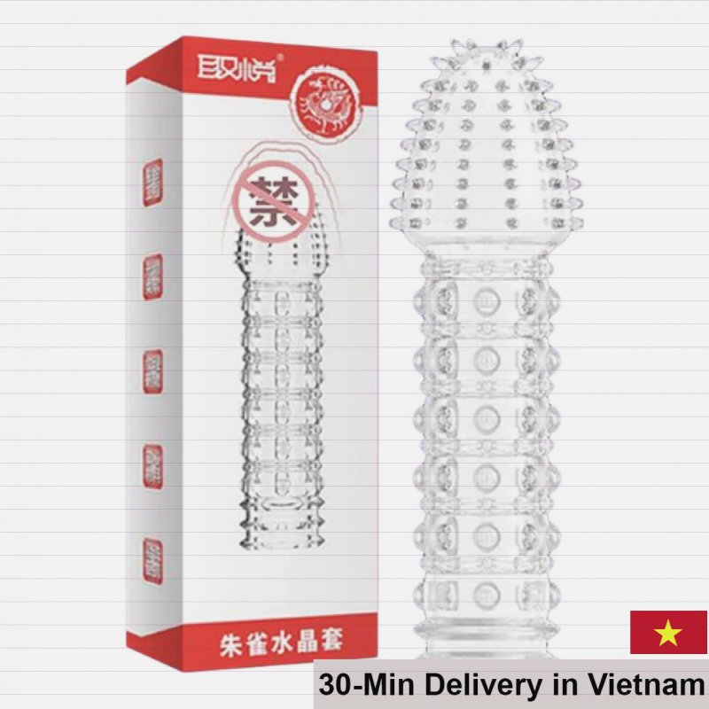 Aichao Ribbed Silicone Penis Enhancer 