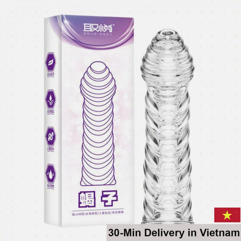 Aichao Purple Cocoon Silicone Penis Enhancer 6pcs Pack 