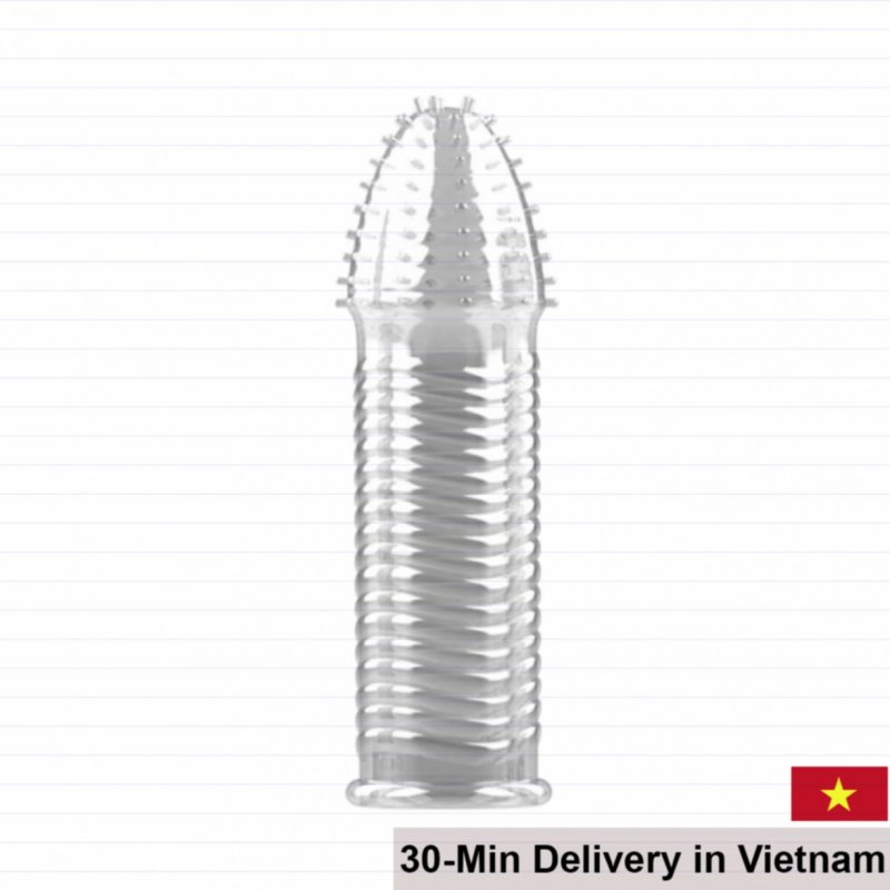 Jiuai Textured Ribbed Condoms Enhance Size & Sensation Pleasure 