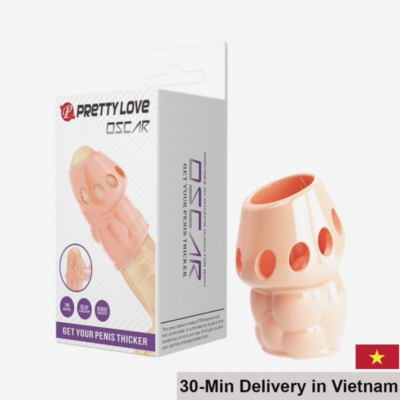 Pretty Love Oscar Silicone Sleeve Enhancer Tight Fit Sensation 