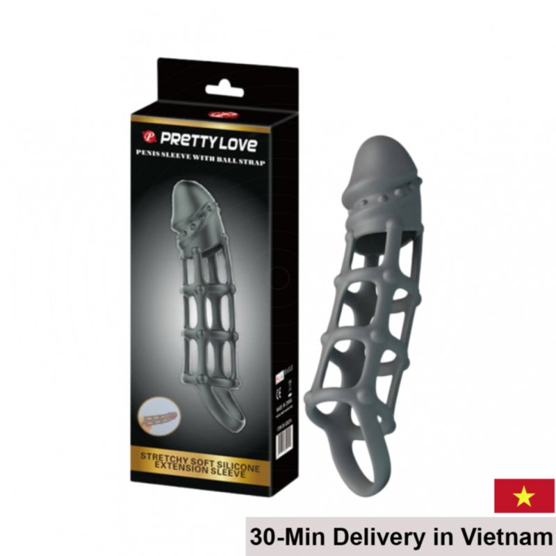 Pretty Love Ball Strap Penis Sleeve for Size Boost 