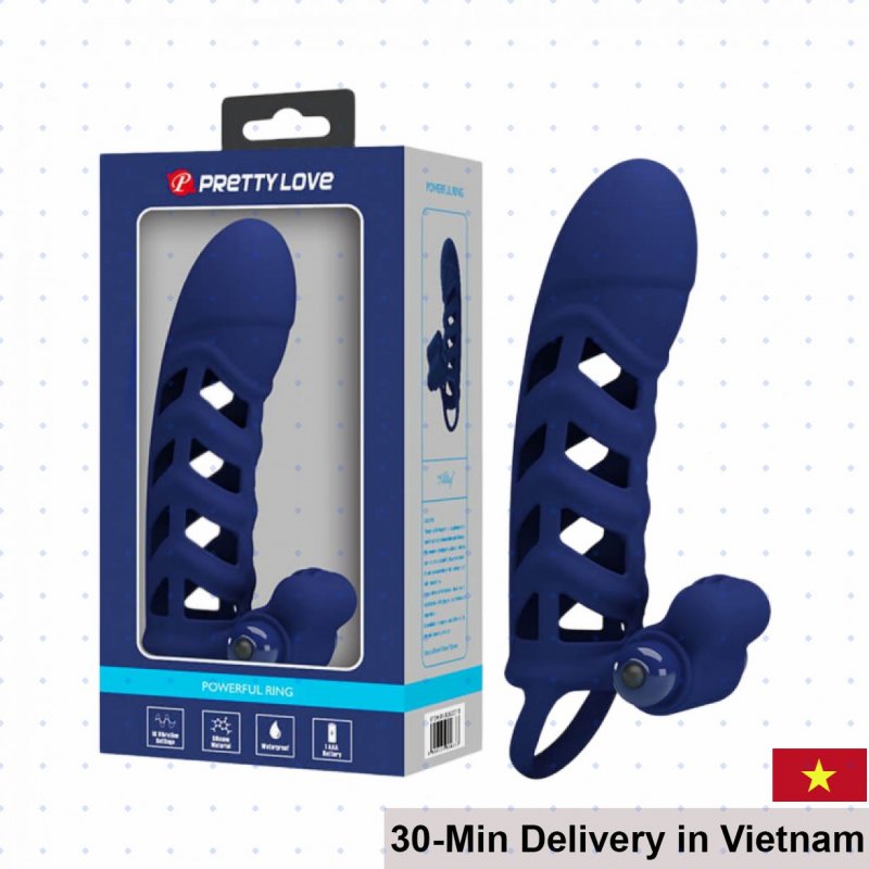 Pretty Love Altaf Ribbed Vibrating Condom Enjoyment 