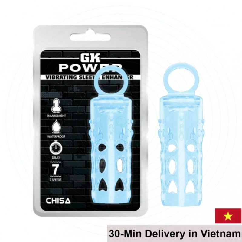 Chisa Vibrating Sleeve Enhancer Ring with Base Beads 
