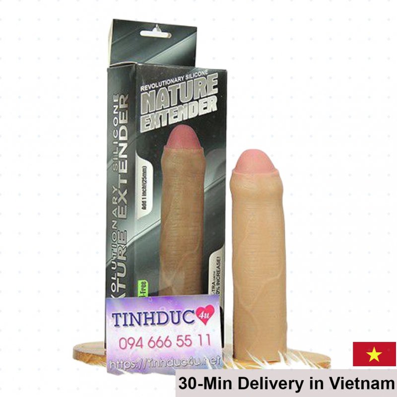 Lovetoy Natural Extender Condom Soft Realistic Extra Length 