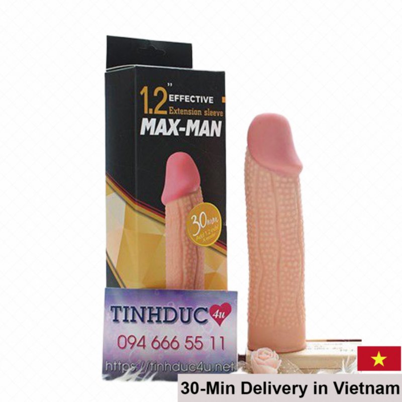 Max Man Premium Spiked Penis Sleeve Soft & Stretchy 