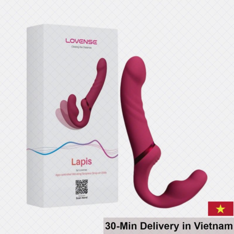 Lovense Lapis Dual-Ended Smart App-Controlled Dildo 